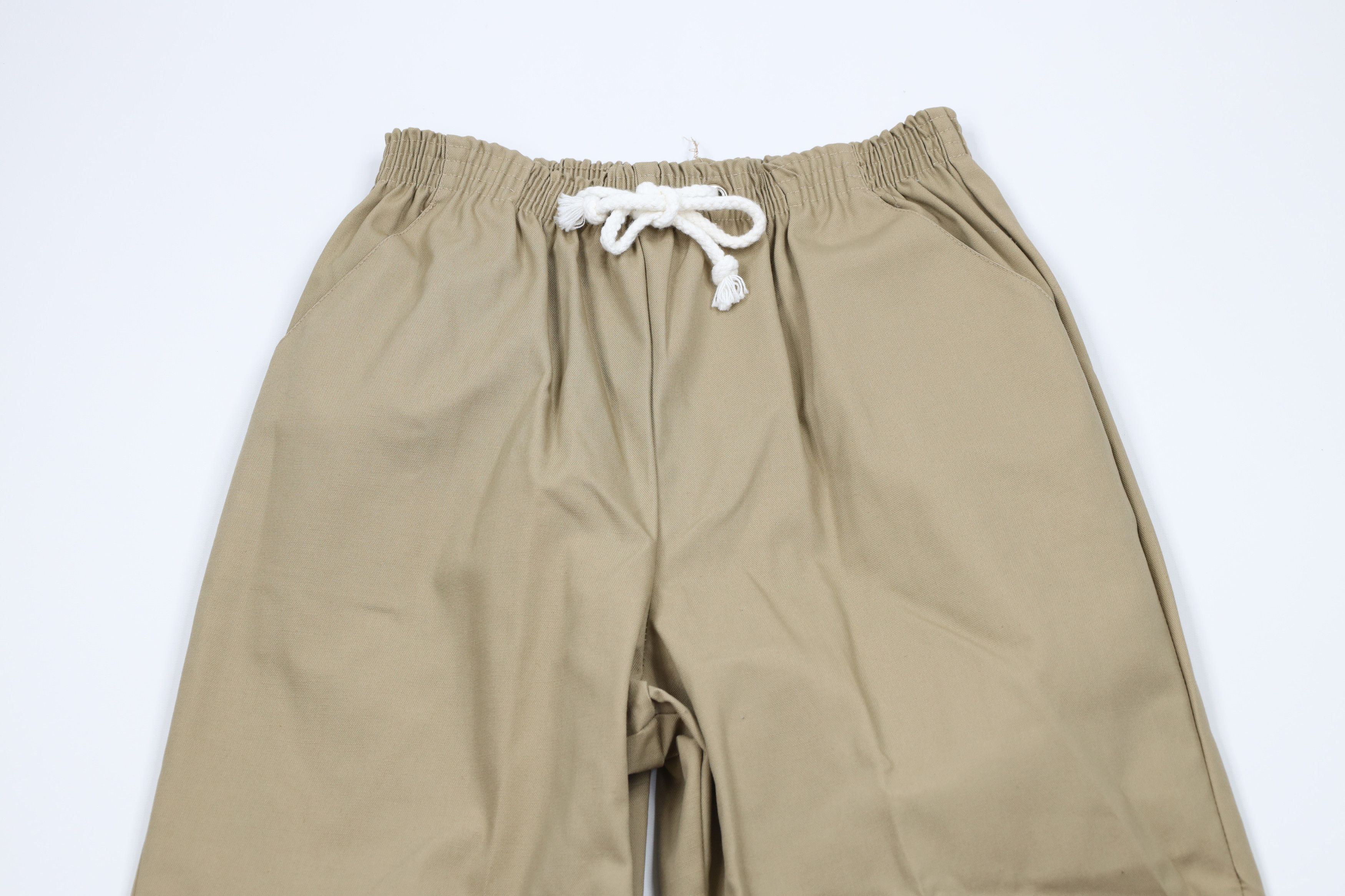 Vintage Vintage 90s Streetwear Blank Tapered Leg Pants Beige Size 26" / US 2 / IT 38 - 2 Thumbnail