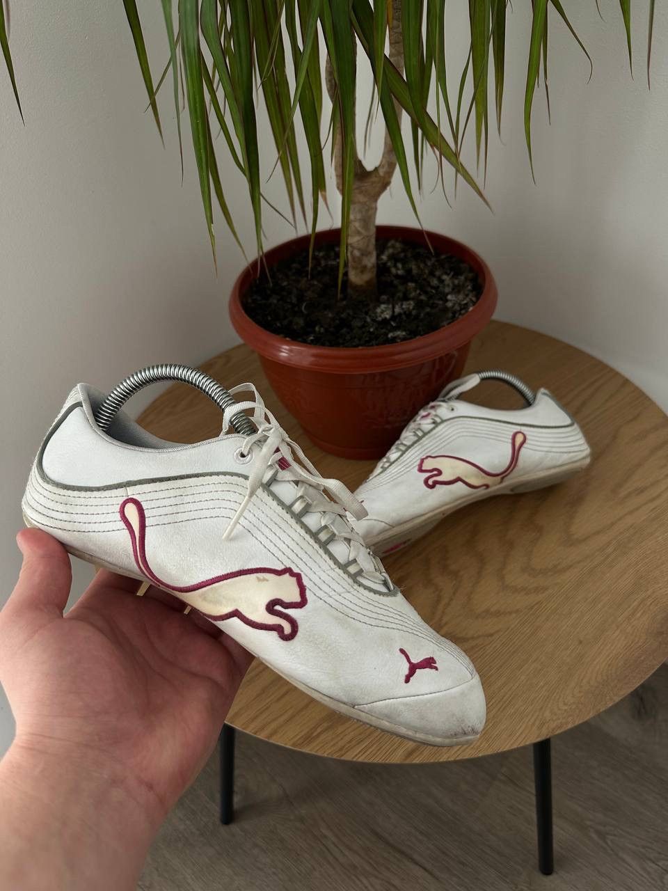 Puma × Vintage Vintage Japanese Puma Speedcat Women’s White Shoes Size US 7.5 / IT 37.5 - 5 Thumbnail