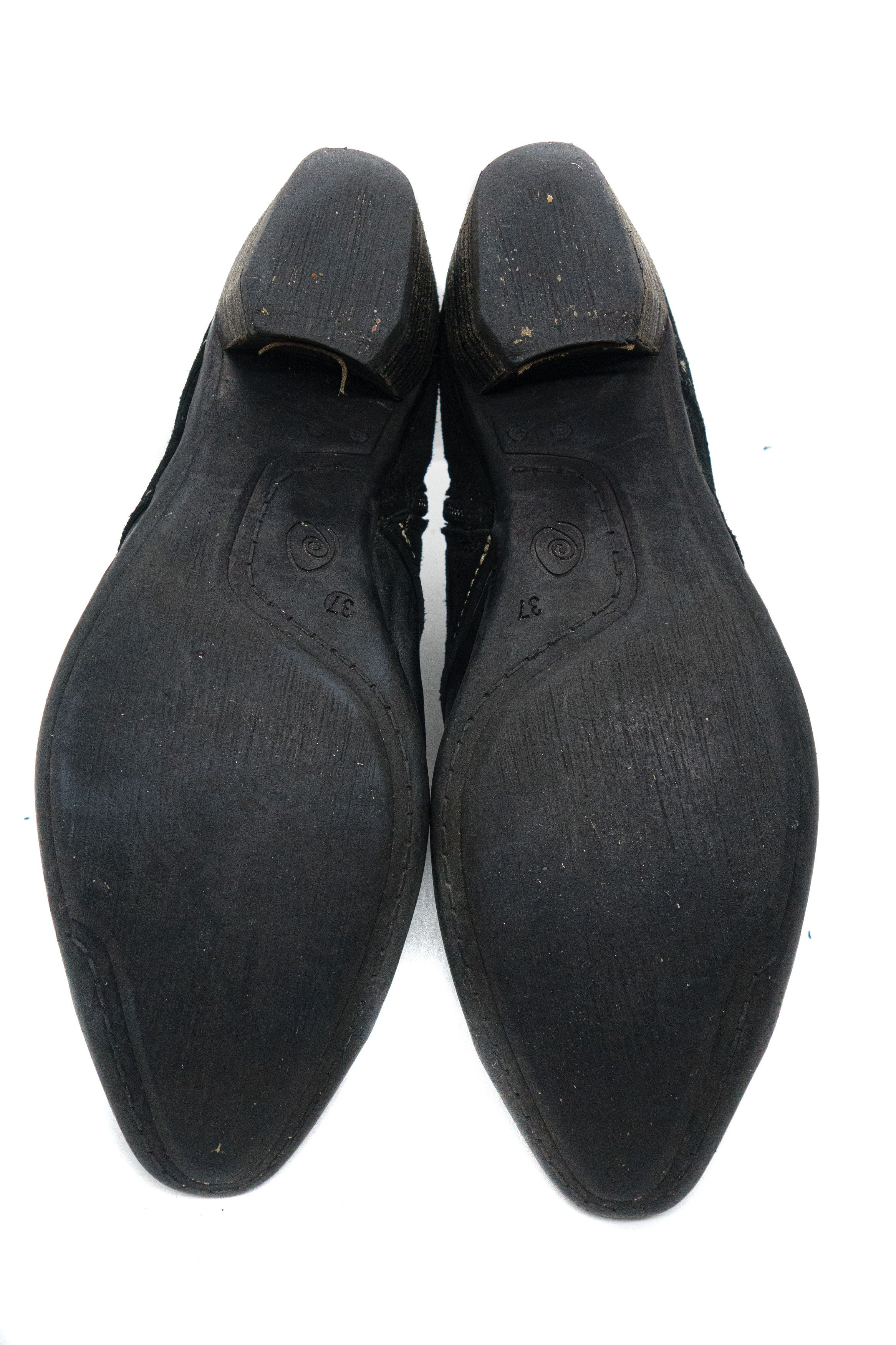 Other Merete Fonnesberg Leather Suede Cowboy Grunge Boots Size US 7 / IT 37 - 6 Thumbnail
