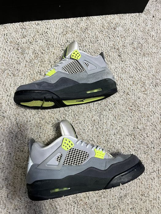 jordan 4 neon size 8