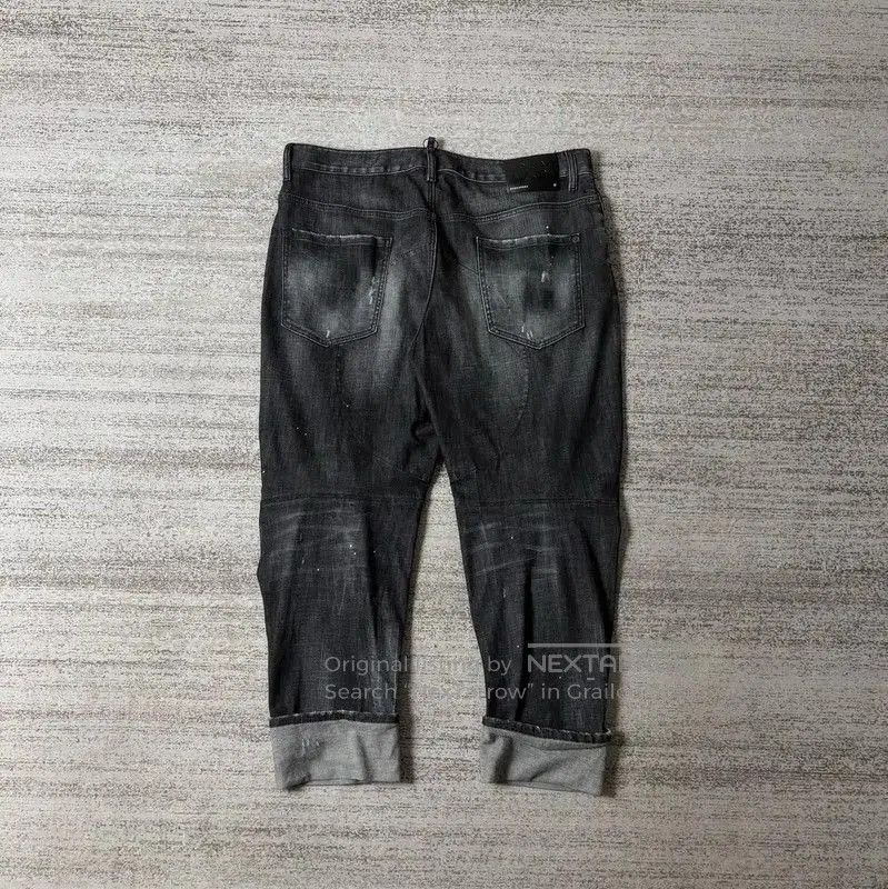 Dsquared2 DSQUARED2 Black Grey Casual Pants for Men . Size US 36 / EU 52 - 2 Thumbnail