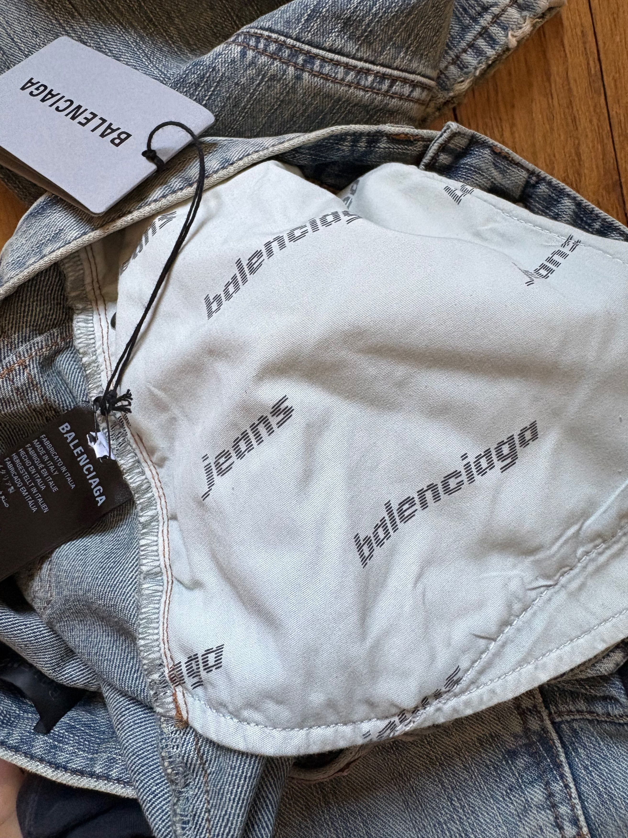Balenciaga Balenciaga SS25 Layered Low Waisted jeans with attached polo Size US 28 / EU 44 - 7 Thumbnail