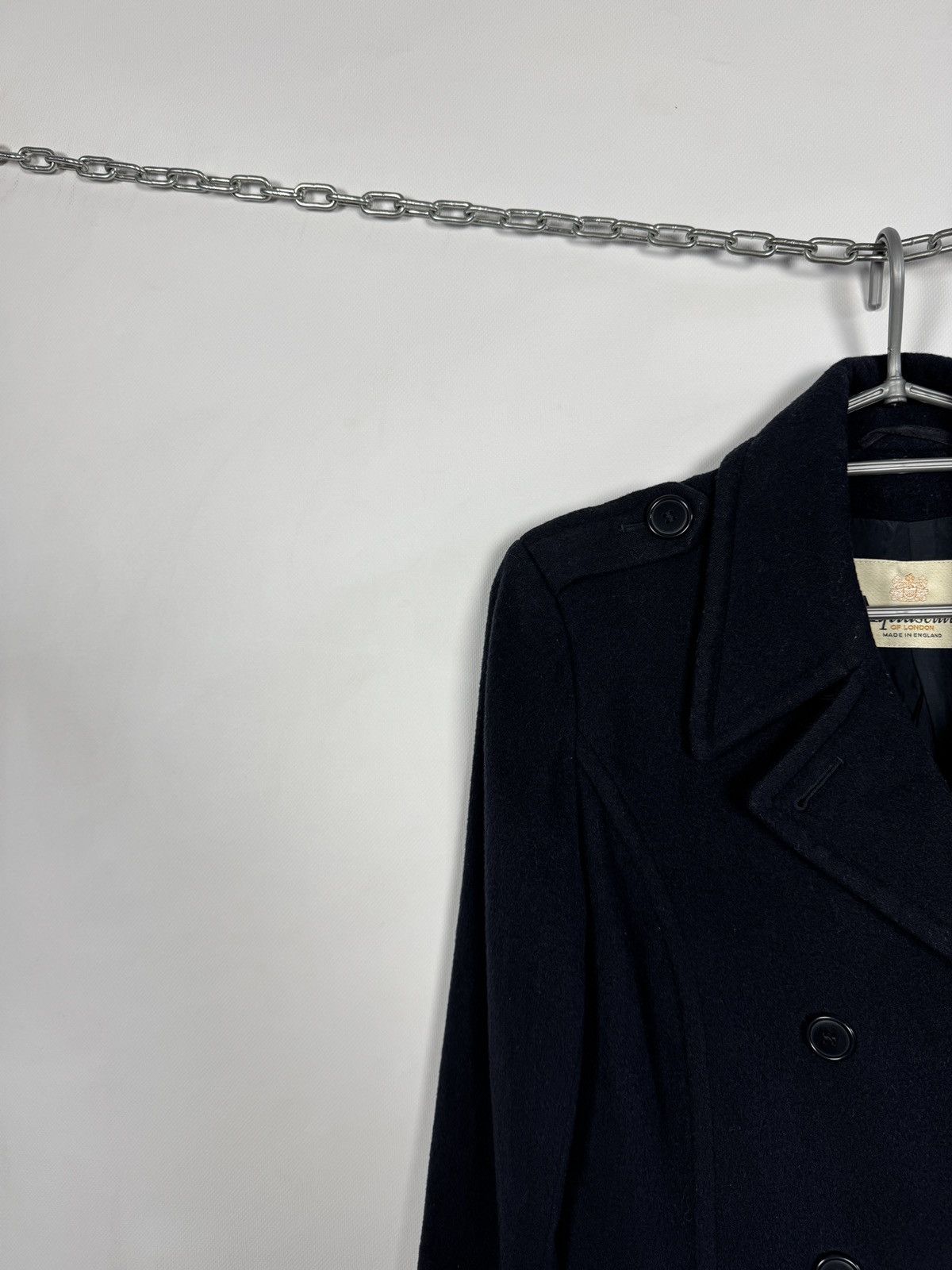 Aquascutum Aquascutum London Double Breasted Coat 100% Viscose Reg 10 Size M / US 6-8 / IT 42-44 - 3 Thumbnail