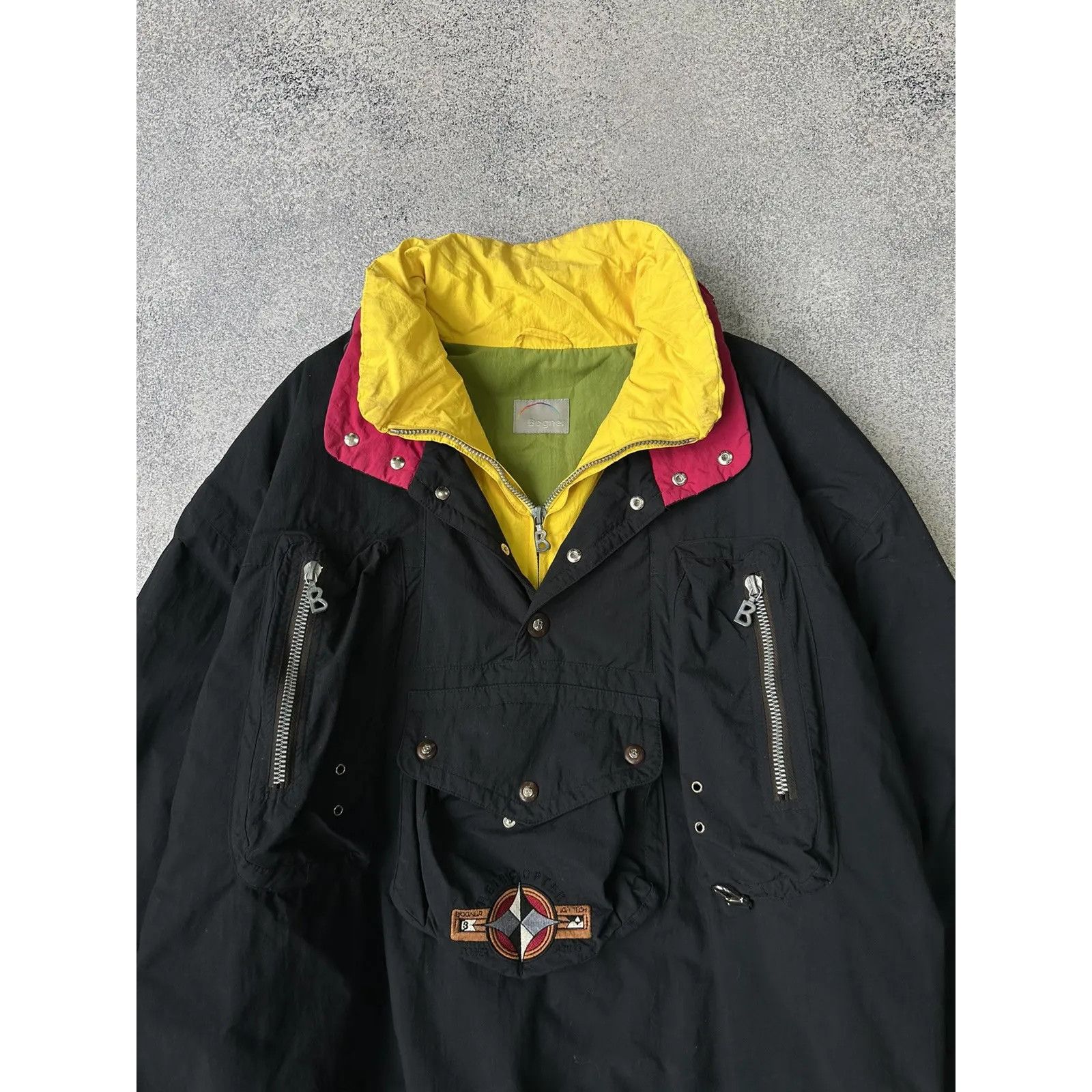 Bogner VTG Bogner Helicopter Power Skiing Anorak Jacket Size US XL / EU 56 / 4 - 4 Thumbnail