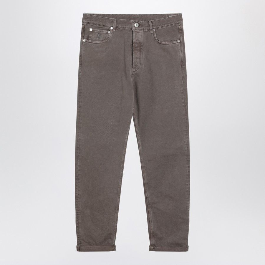 Brunello Cucinelli o1d2blof0226 Denim Jeans in Beige Size US 34 / EU 50 - 1 Thumbnail