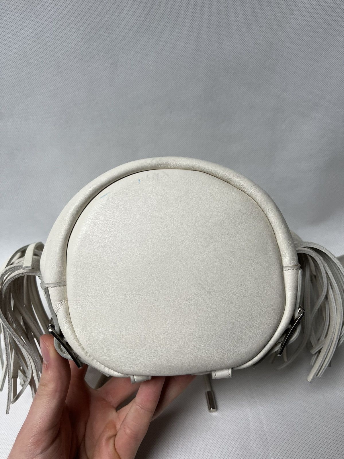 Saint Laurent Paris Saint Laurent Paris mini rider white zipper shoulder bag Size ONE SIZE - 15 Thumbnail