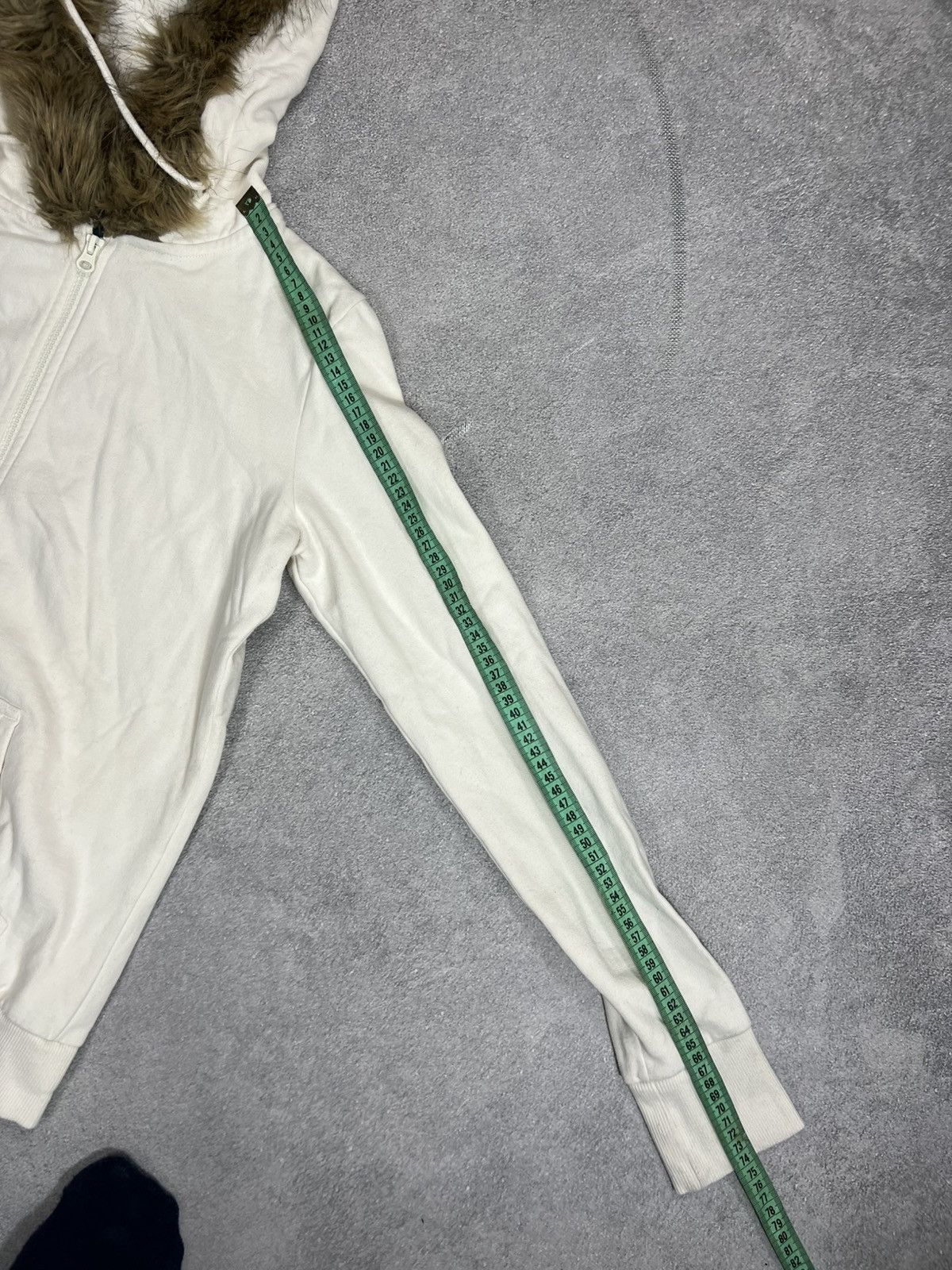Yohji Yamamoto VTG Japanese Rick Owens Style Fur Mohair White Jacket 90s Size US M / EU 48-50 / 2 - 9 Thumbnail