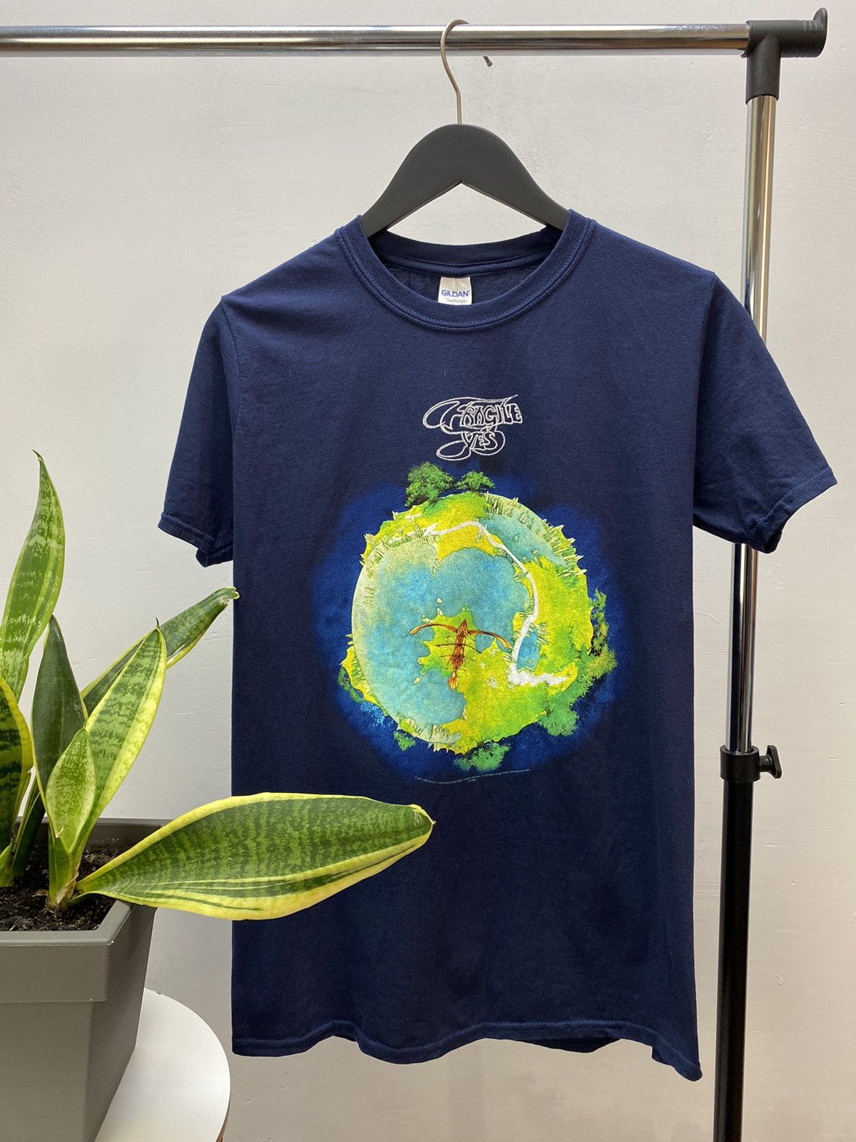 Band Tees × Vintage Yes Band T Shirt Fragile Album Promo Men’s M Navy Size US M / EU 48-50 / 2 - 1 Thumbnail