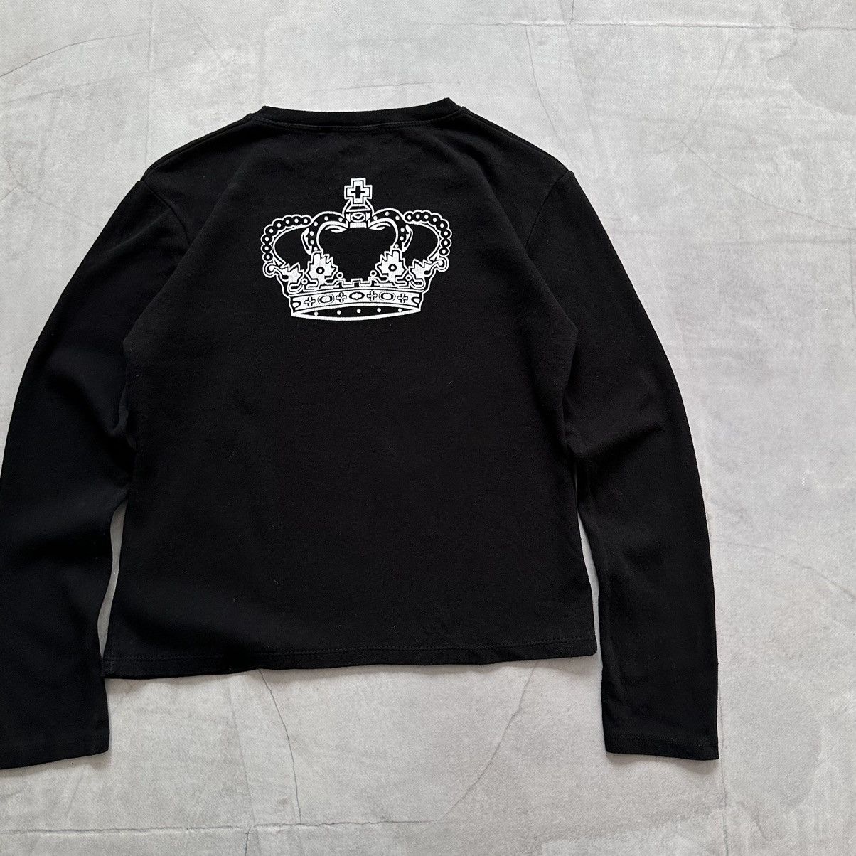 20471120 × Hysteric Glamour × If Six Was Nine 00s Crown Hysteric Glamour Style Punk Long Sleeve T Shirt Size M / US 6-8 / IT 42-44 - 2 Thumbnail