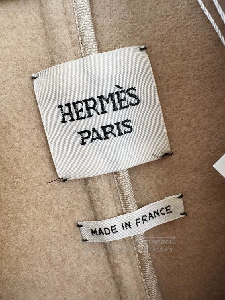 Hermes Hermes Camel Hair Wool Overcoat Jacket Size XXS / US 00 / IT 34 - 2 Thumbnail