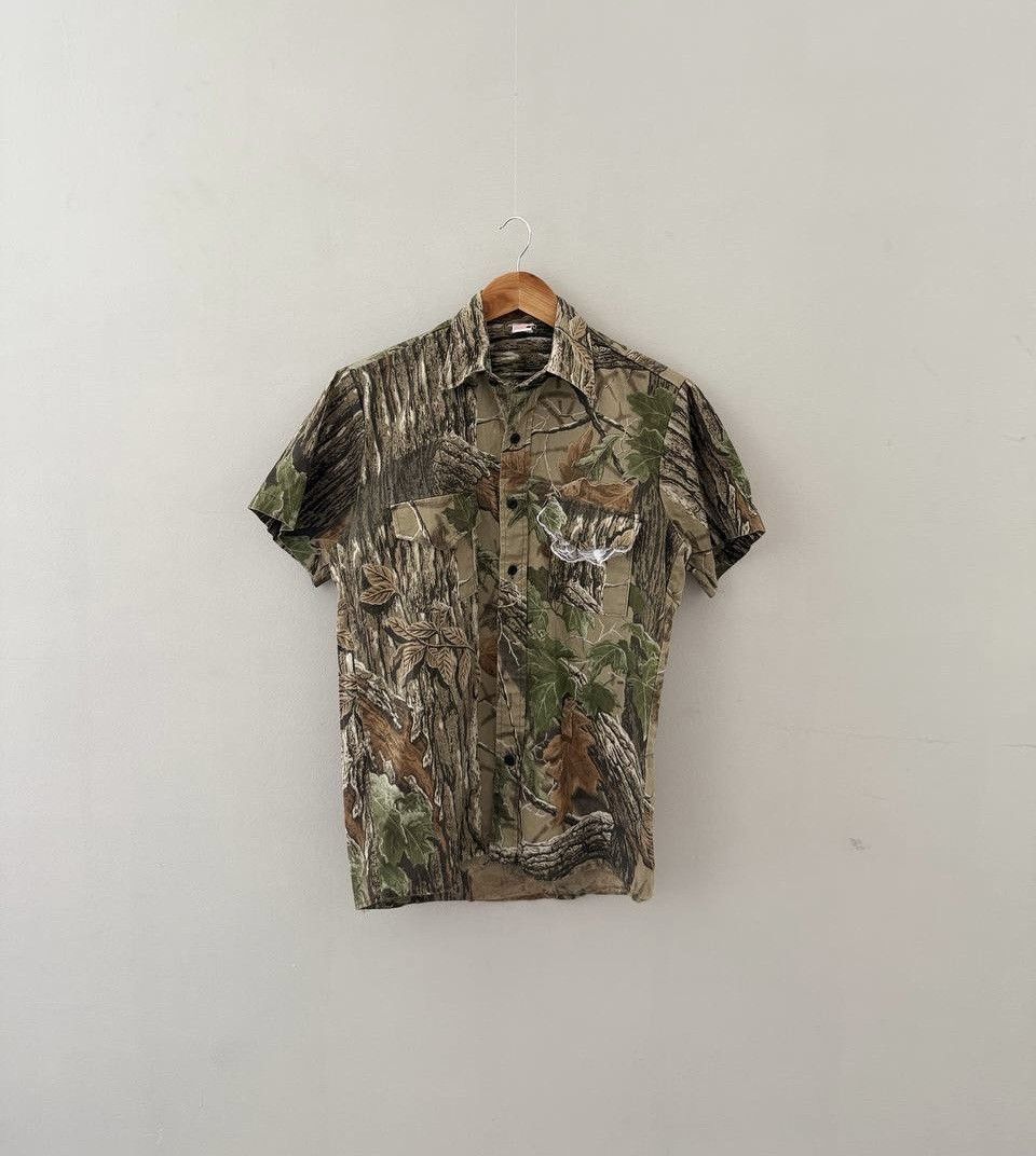 Realtree Vintage Realtree Made in USA 3D Camo Boxy Shirts Size M Size US M / EU 48-50 / 2 - 1 Thumbnail