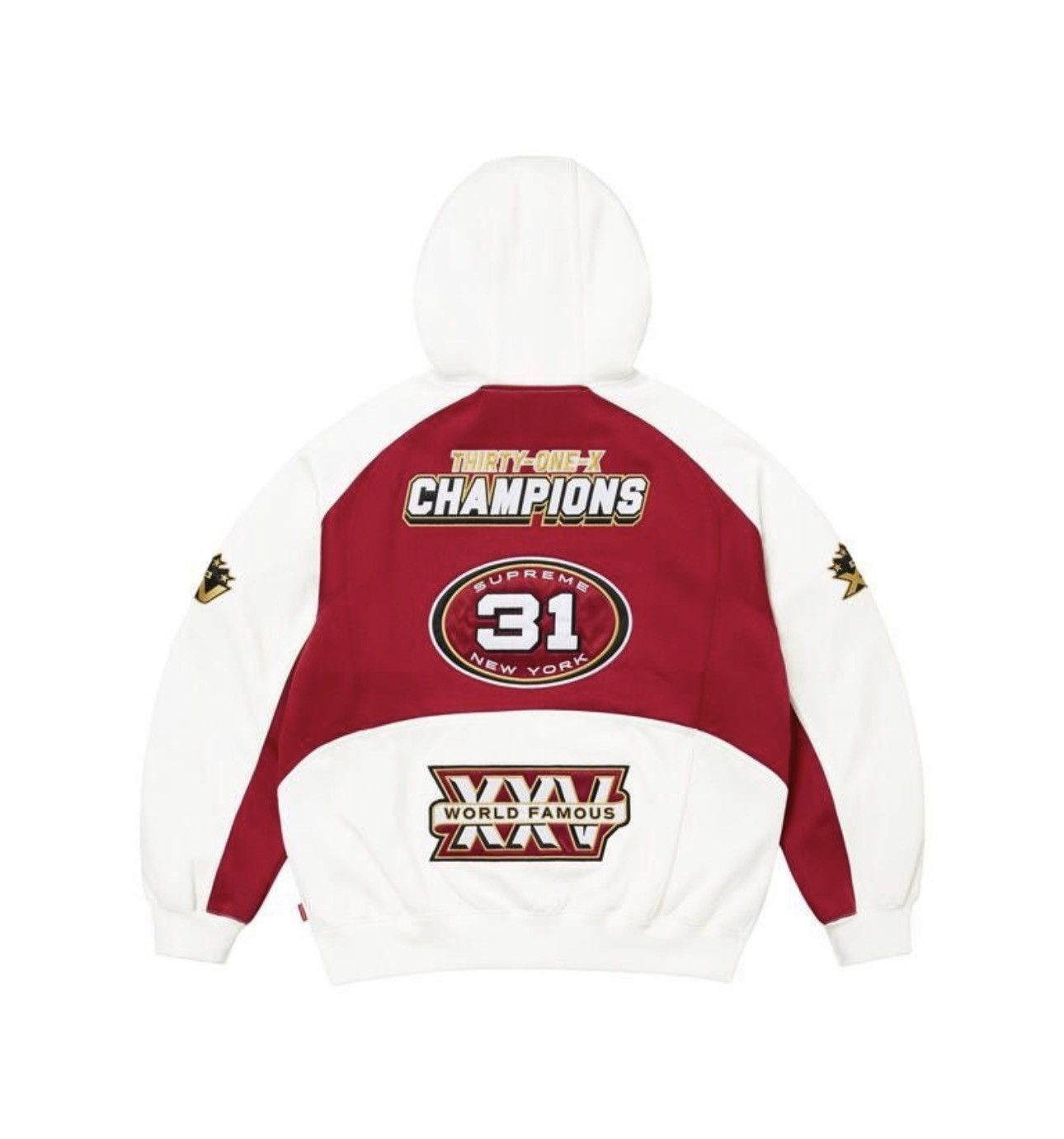 Supreme Supreme Football Zip Up Hooded Sweatshirt Size US XL / EU 56 / 4 - 2 Thumbnail
