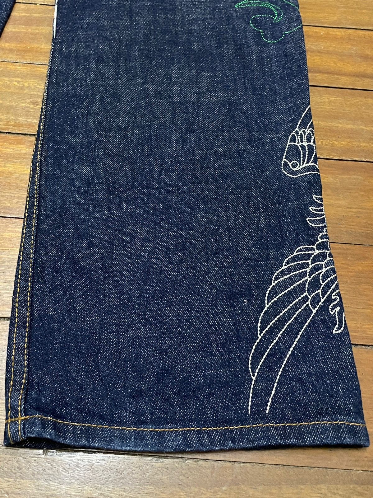 Japanese Brand × Vintage Very Rare Vintage Japanese Brand Miskeen Sukajan Jeans 1990s Size US 36 / EU 52 - 8 Thumbnail