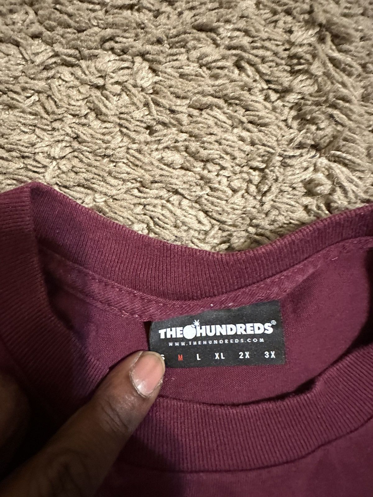The Hundreds × Vintage Vintage the hundreds “maroon” shirt 00s size medium Size US M / EU 48-50 / 2 - 3 Thumbnail