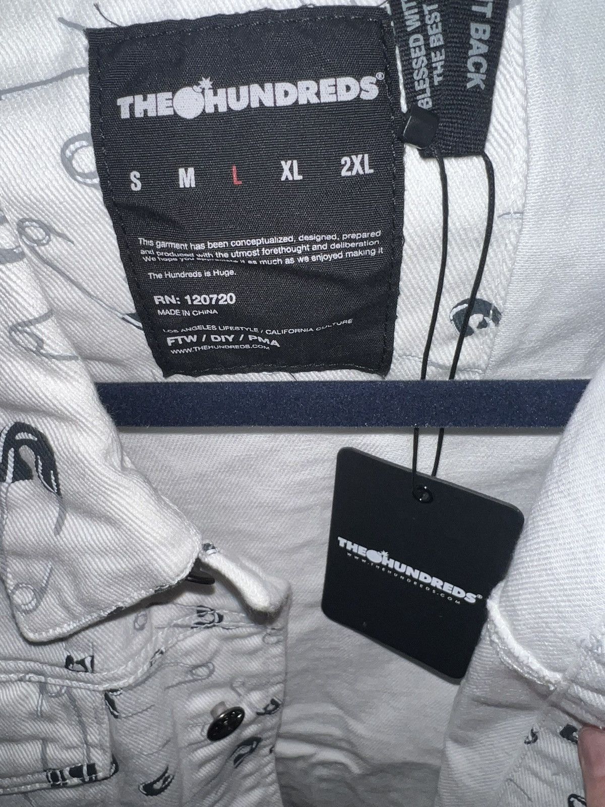 Designer × The Hundreds The Hundreds Large denim jacket Size US L / EU 52-54 / 3 - 3 Thumbnail