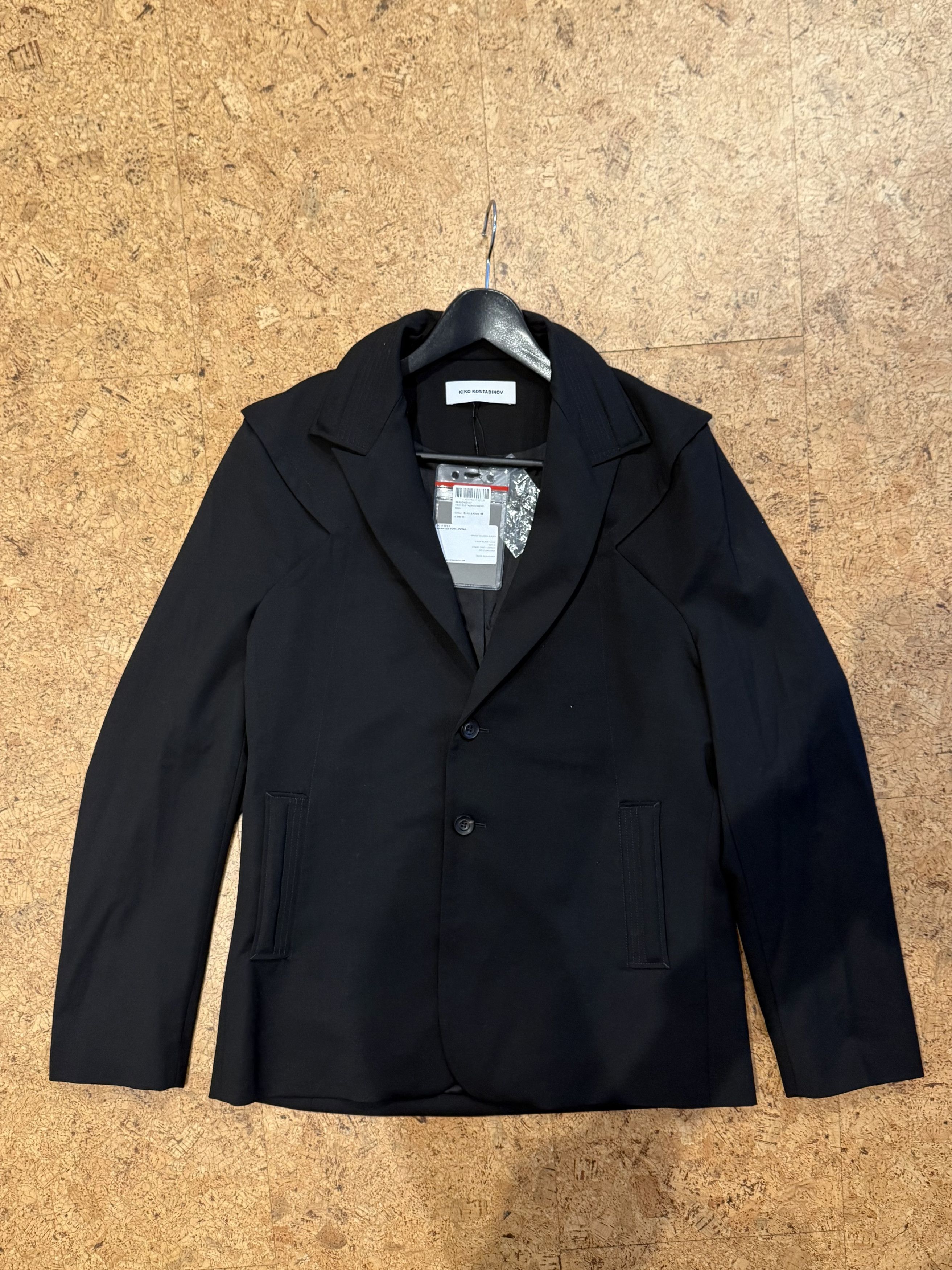 Kiko Kostadinov Bendix Tailored Blazer - Crow Black Size US M / EU 48-50 / 2 - 3 Thumbnail
