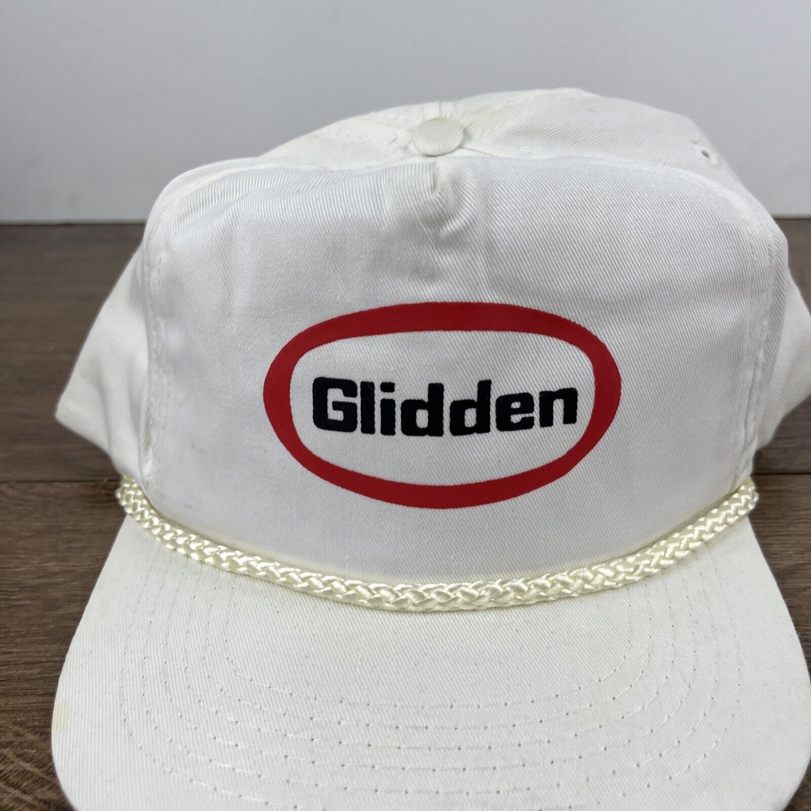 Other Glidden Hat Snapback White Adjustable Hat Adult Size Hat Whi Size ONE SIZE - 6 Thumbnail