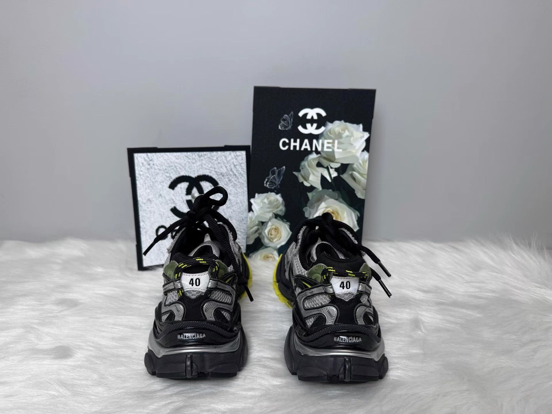 Balenciaga Balenciaga Runner2.0 Vintage Silver Green Sneakers K36 Size US 7 / EU 40 - 3 Thumbnail