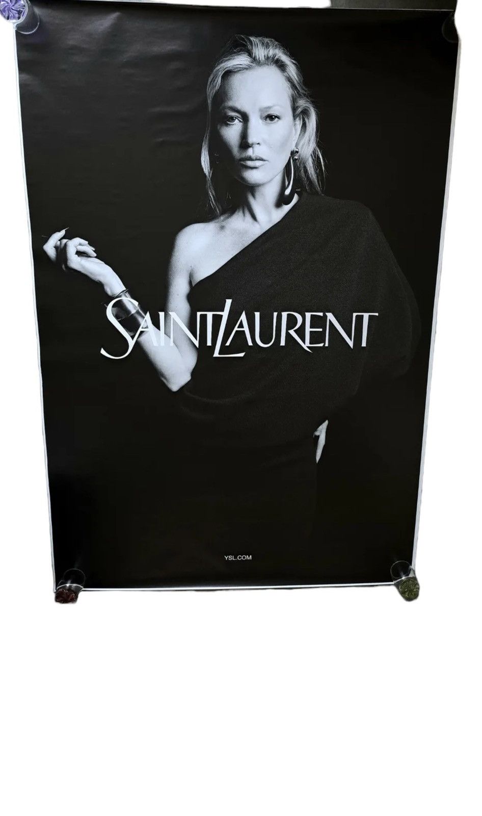 Saint Laurent Paris Kate Moss - Huge Poster SS 2023 Size ONE SIZE - 2 Thumbnail