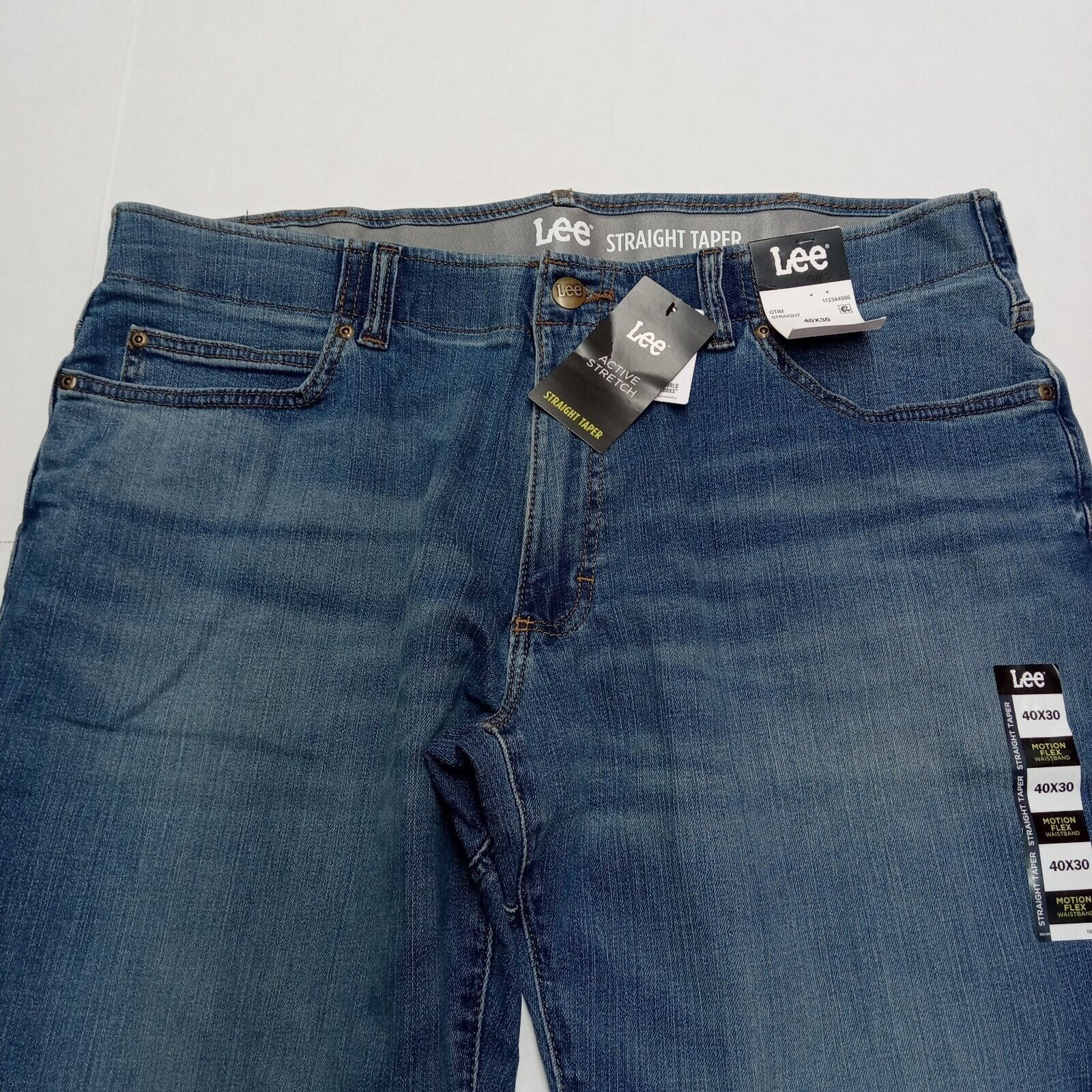 Lee Lee Performance Motion Straight Tapered Blue Jeans 40x30 Size US 40 / EU 56 - 4 Thumbnail