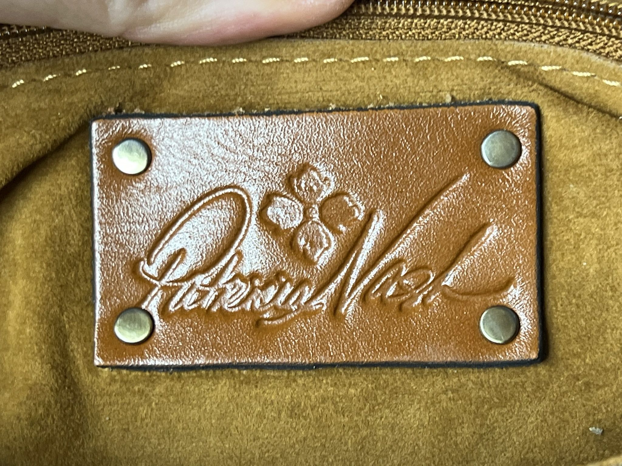Patricia Nash PATRICIA NASH TOOLED LEATHER CROSSBODY BAG FLORENCE TAN Size ONE SIZE - 5 Thumbnail