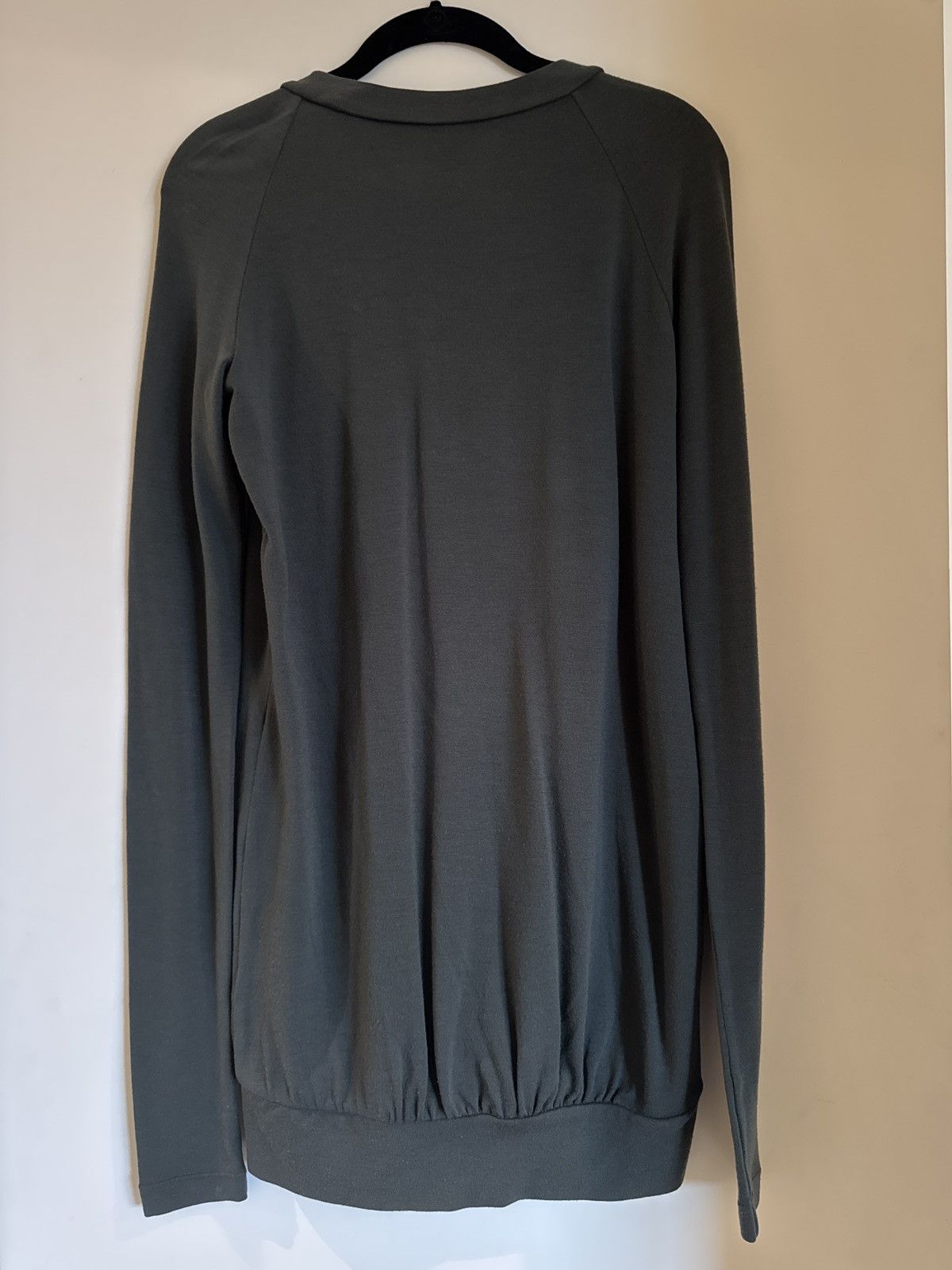 Theory Theory Wide Neck Green Top Size S / US 4 / IT 40 - 3 Thumbnail