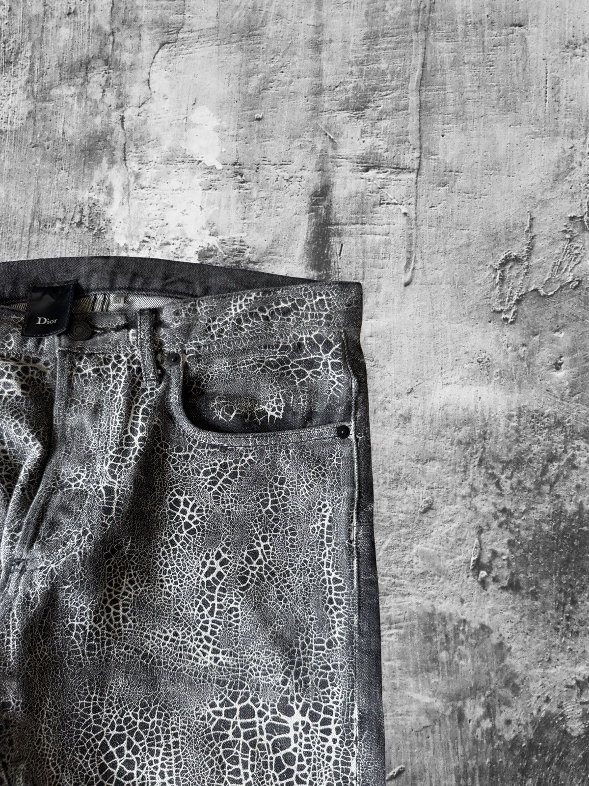 Dior FW08 Batik Denim Size US 30 / EU 46 - 4 Thumbnail