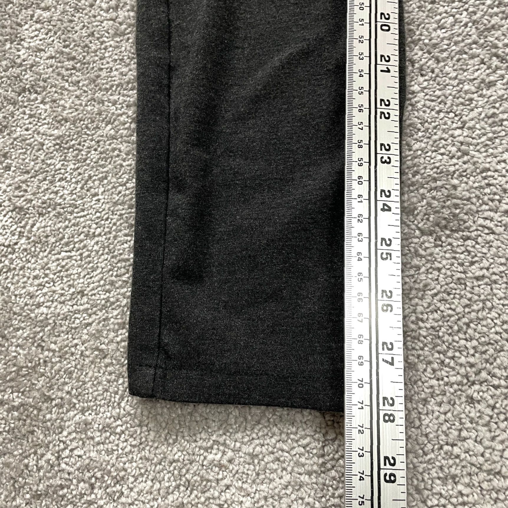 Andrew Marc Andrew Marc Womens Pants Size 8 32x28 Dark Gray Solid Rayon Blend Stretch Size 30" / US 8 / IT 44 - 3 Thumbnail