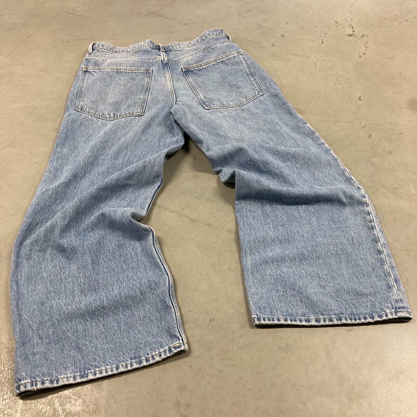 Vintage Baggy Y2K Arizona Jeans 35x30 Size US 35 - 2 Thumbnail