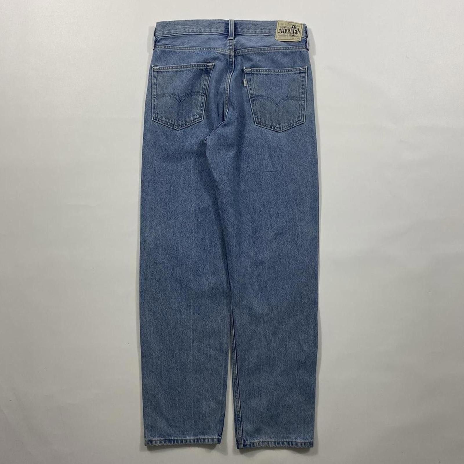 Levi's 2000s Levi Silver Tab Jeans Size US 34 / EU 50 - 2 Thumbnail