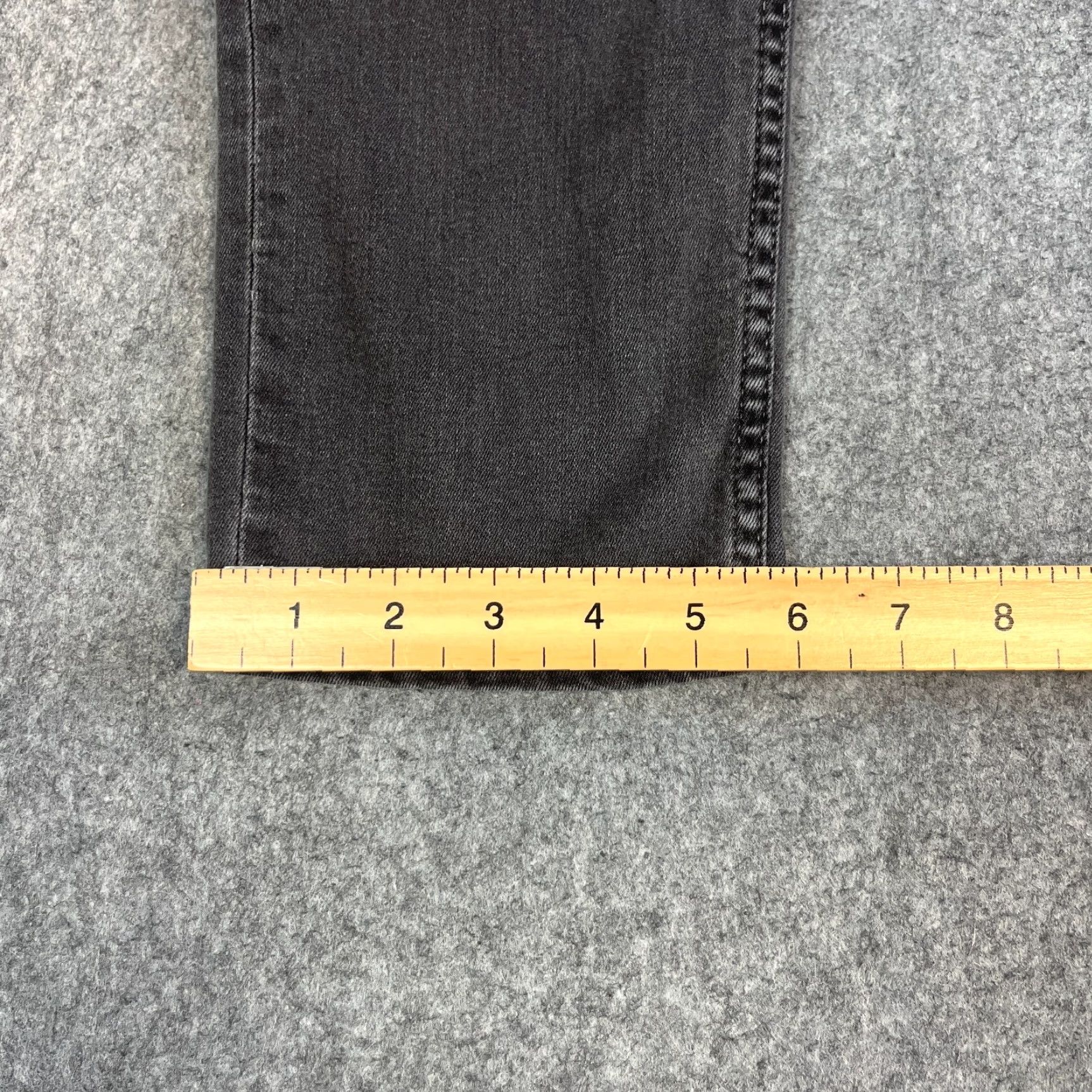7 For All Mankind 7 For All Mankind Jeans Slim Tapered 31 Dark Grey Wash Slimmy Mens Jeans Size US 31 - 3 Thumbnail