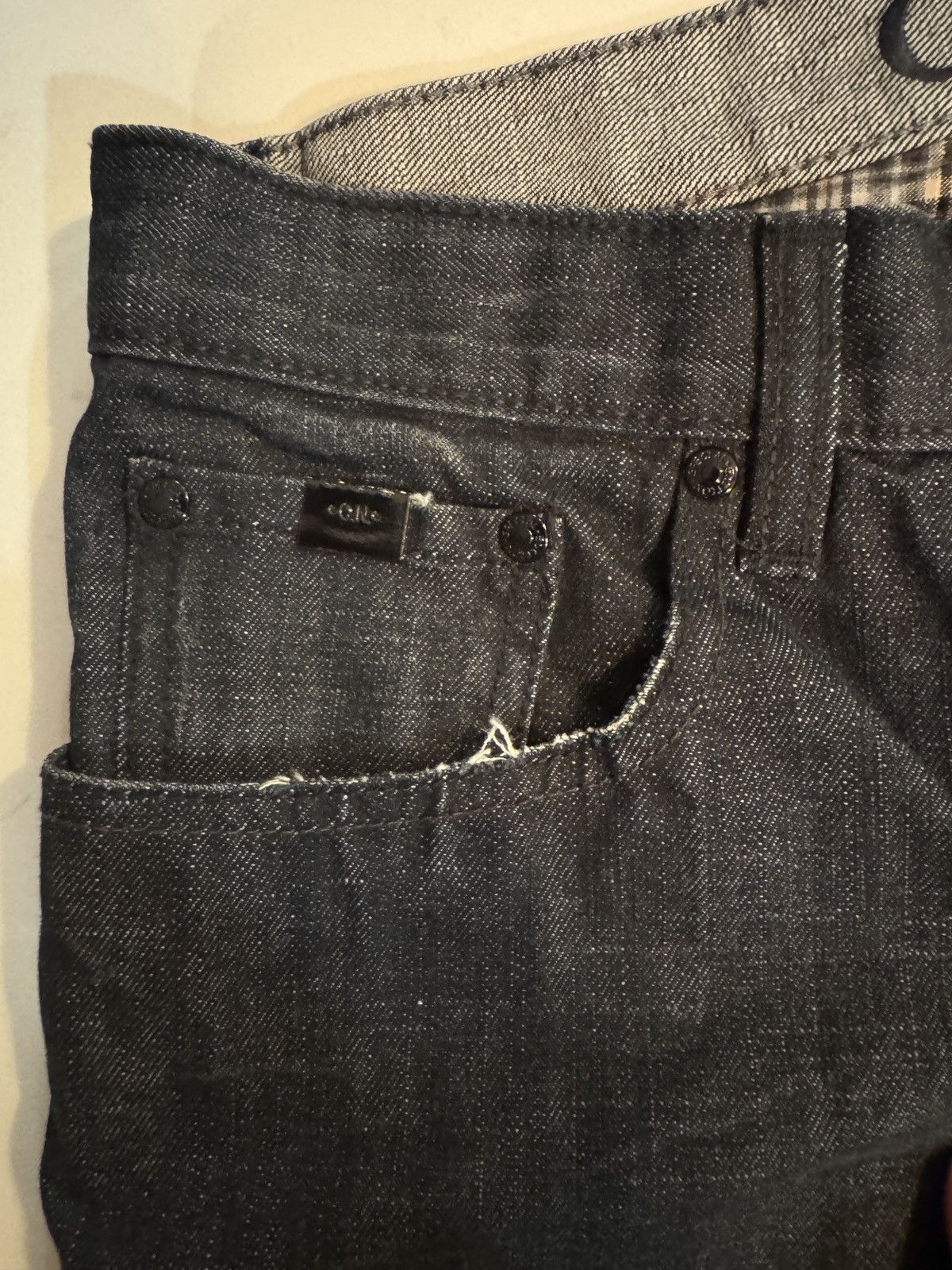 Old Navy Old navy flannel lined navy baggy denim Size US 32 / EU 48 - 2 Thumbnail