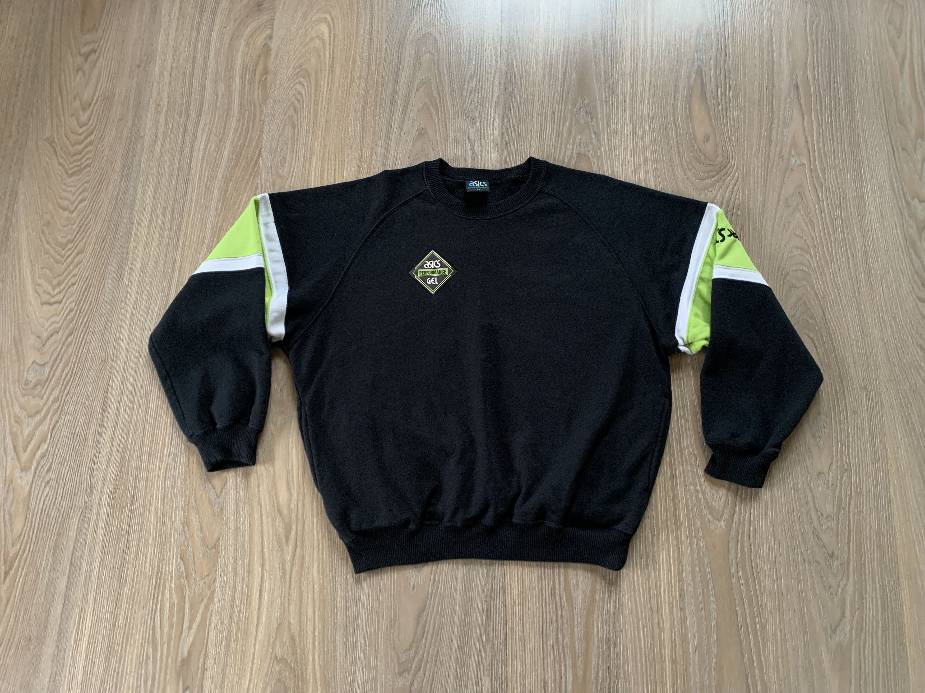 Asics × Japanese Brand × Vintage Asics Rare Performance Gel Vintage Sweatshirt Size US M / EU 48-50 / 2 - 1 Thumbnail