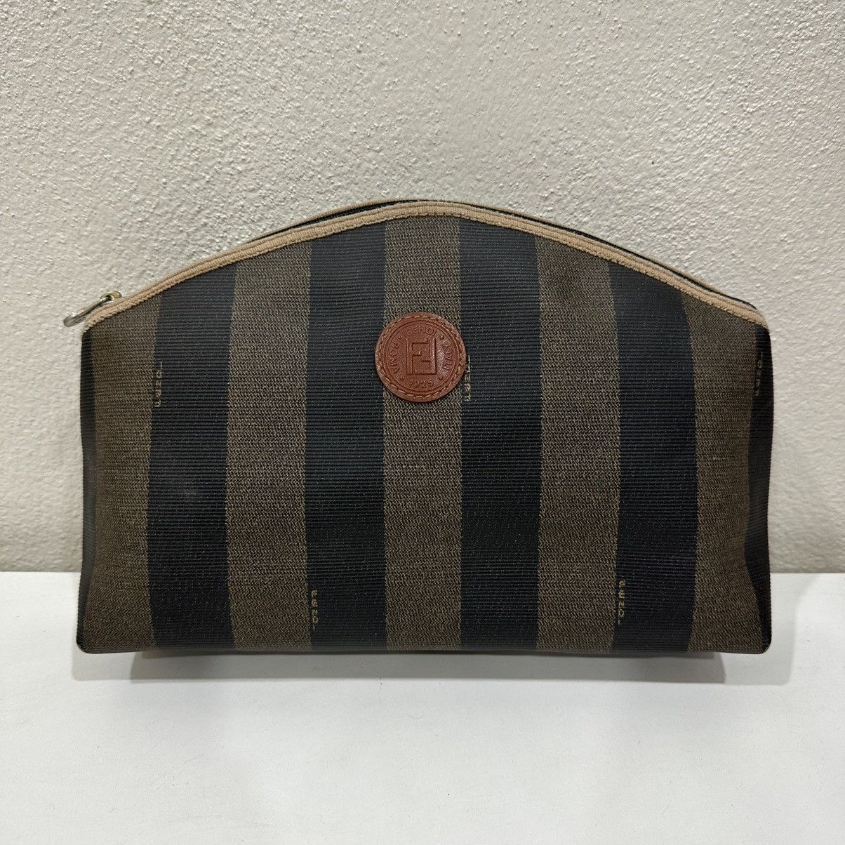 Fendi ‼️YES‼️ FENDI PEQUIN STRIPE CLUTCH MAKE UP BAG Size ONE SIZE - 2 Thumbnail