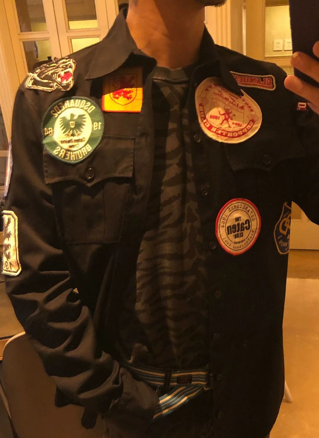 Dsquared2 Dsquared2 Denim Badge Shirt Jacket Size US M / EU 48-50 / 2 - 1 Thumbnail