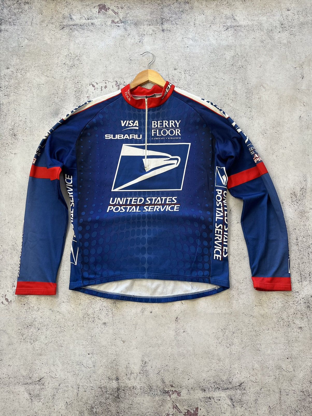 Nike Nike Vintage United States Postal Service Cycling Jersey Size US XL / EU 56 / 4 - 1 Thumbnail