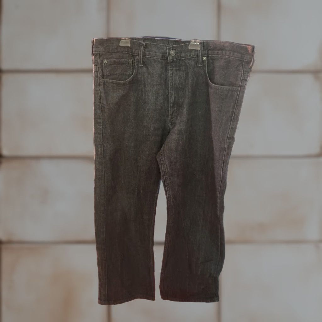 Levi's VINTAGE Levi Strauss Jeans Men's 569 Size 36/30 Gray Loose Fit Wide-Leg 569 Mens Jeans Gray 90s? Size US 36 / EU 52 - 1 Thumbnail