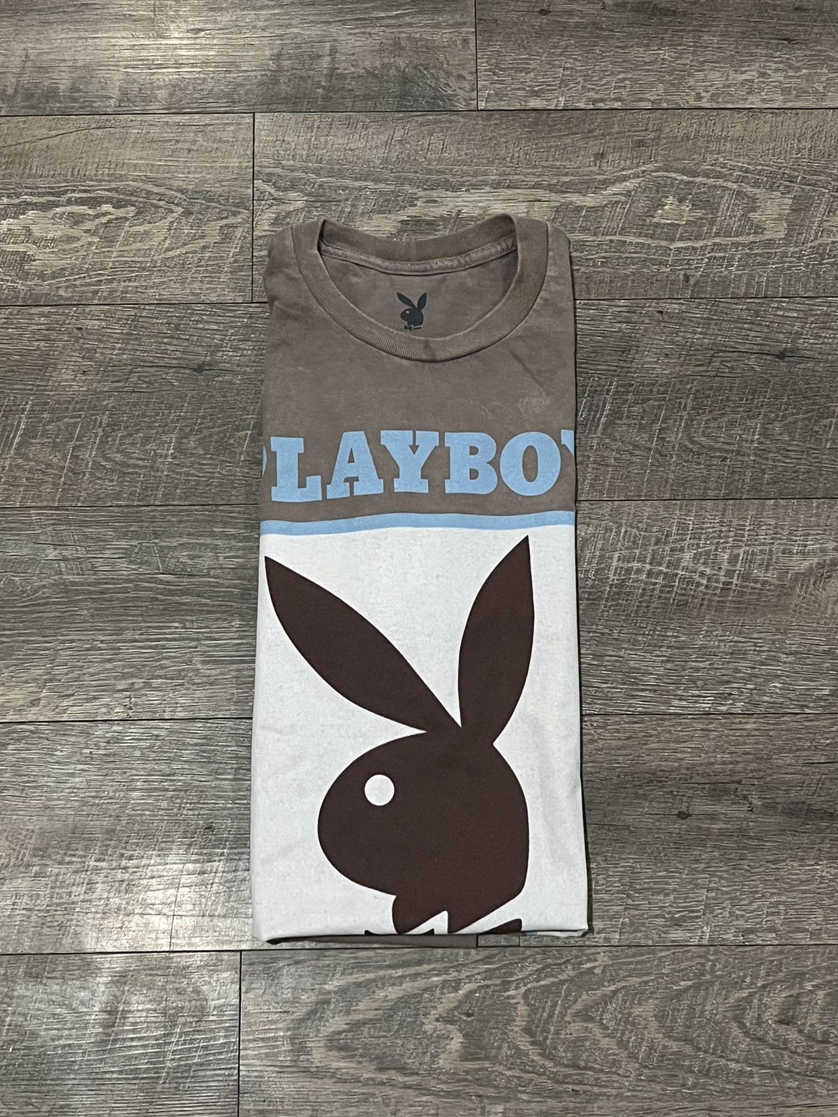 Designer Playboy Garment Dyed Tee Shirt Size Large Size US L / EU 52-54 / 3 - 5 Thumbnail