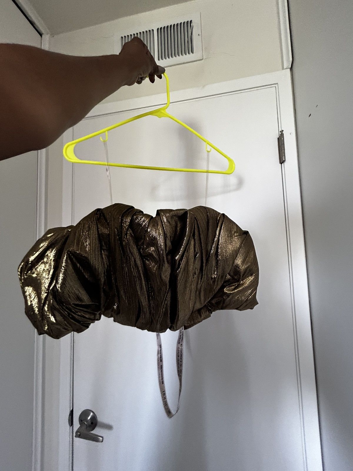 House of CB House of CB Gold Lame Ruffle Bustier Top - XS - NWT Size XS / US 0-2 / IT 36-38 - 6 Thumbnail