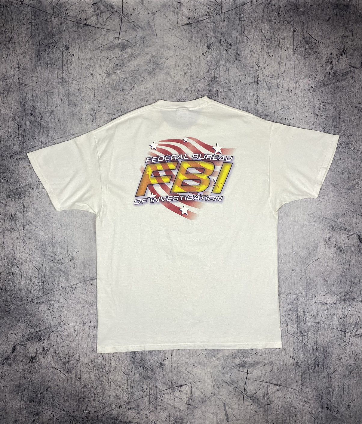 Vintage 1990s FBI Federal Bureau Investigation USA Tee