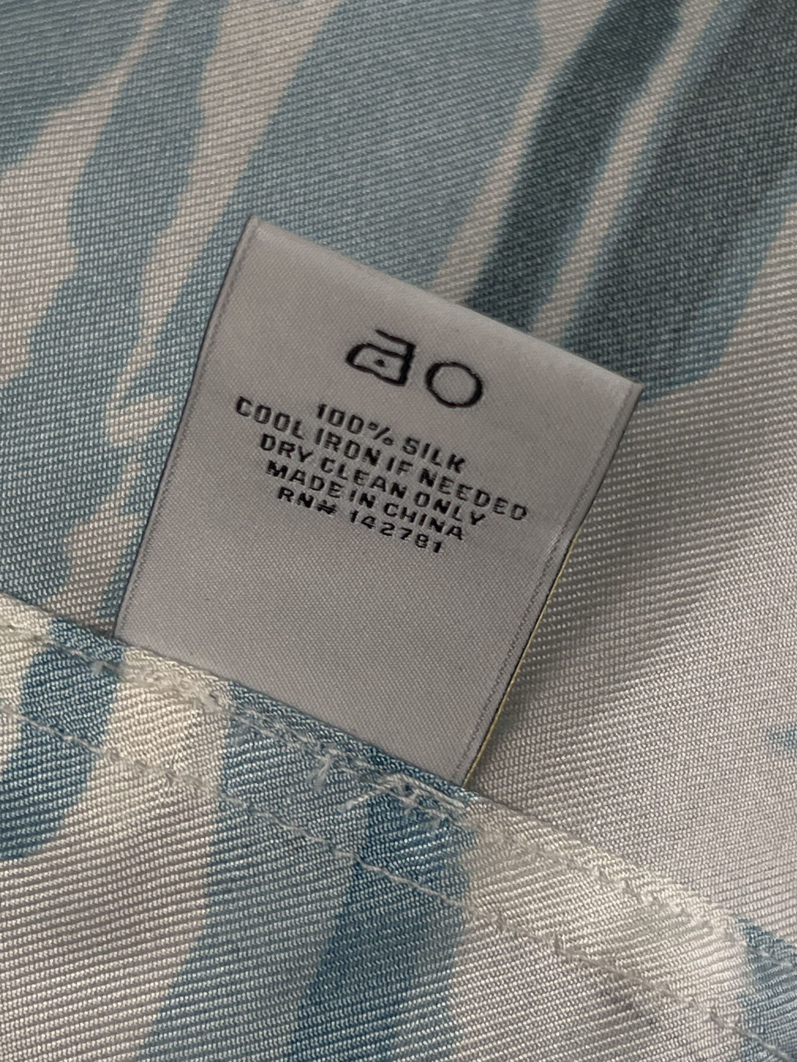 Brand New Silk Cabana Shirt Regatta Sample Novelty Pattern