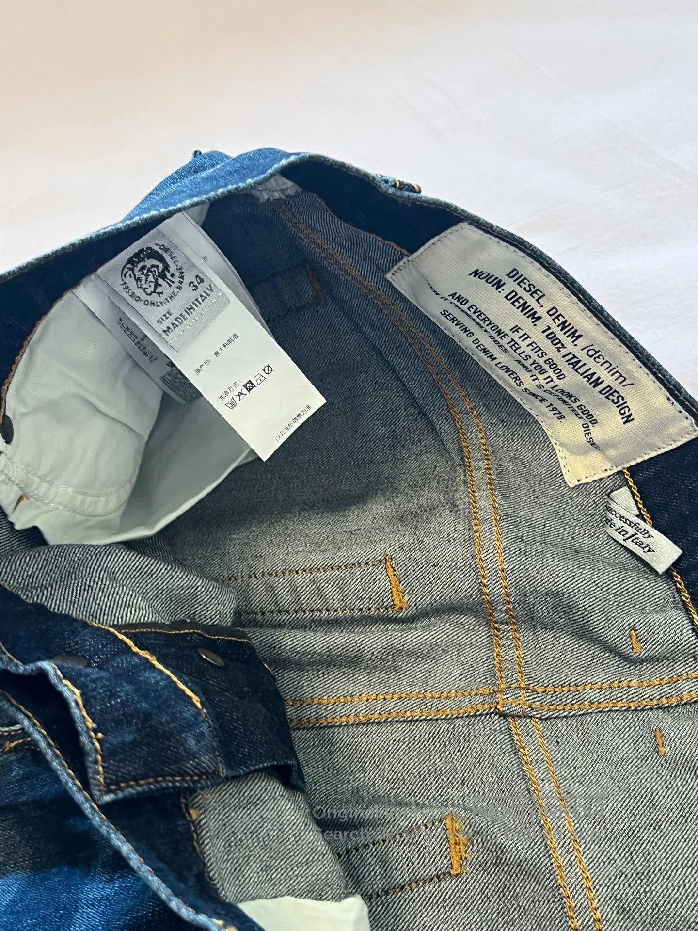 Diesel Diesel Men's THOMMER Washed Jeans. Size US 34 / EU 50 - 6 Thumbnail