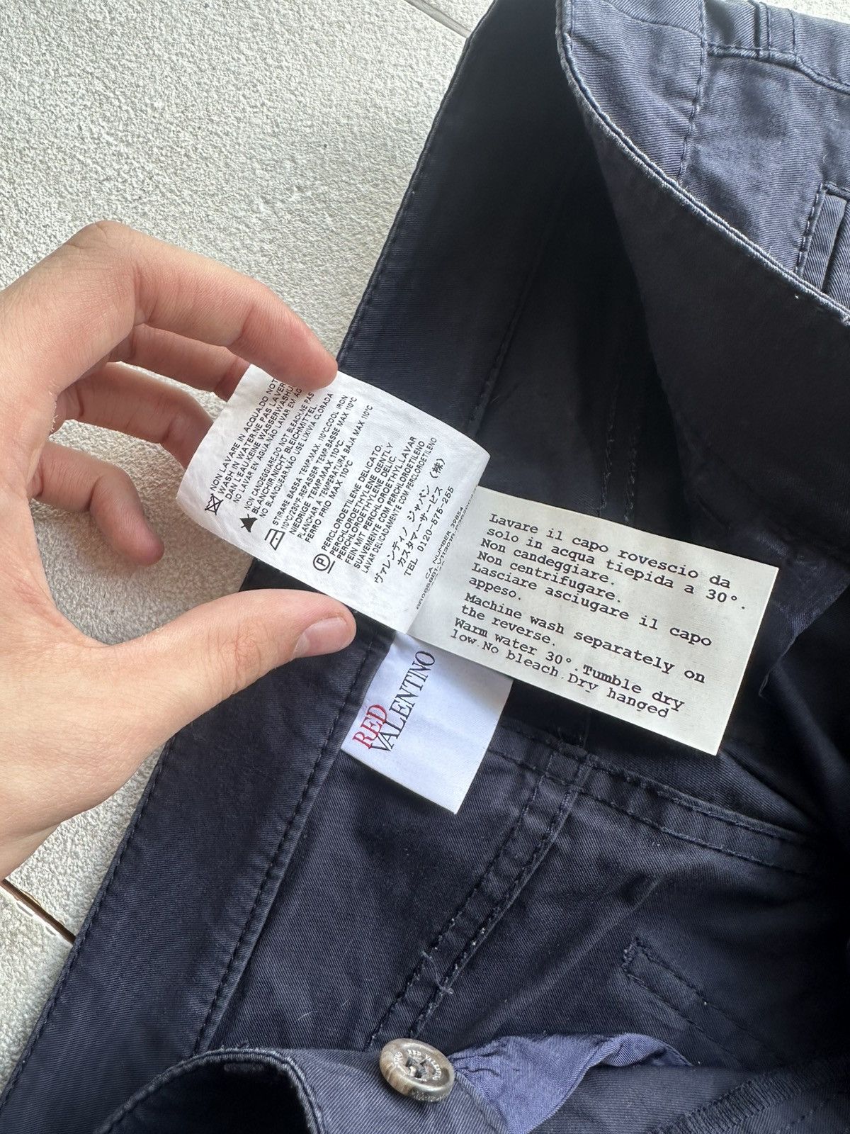 RED Valentino 🚨Vintage RED VALENTINO Pants luxury denim OLD MONEY Size 26" / US 2 / IT 38 - 6 Thumbnail