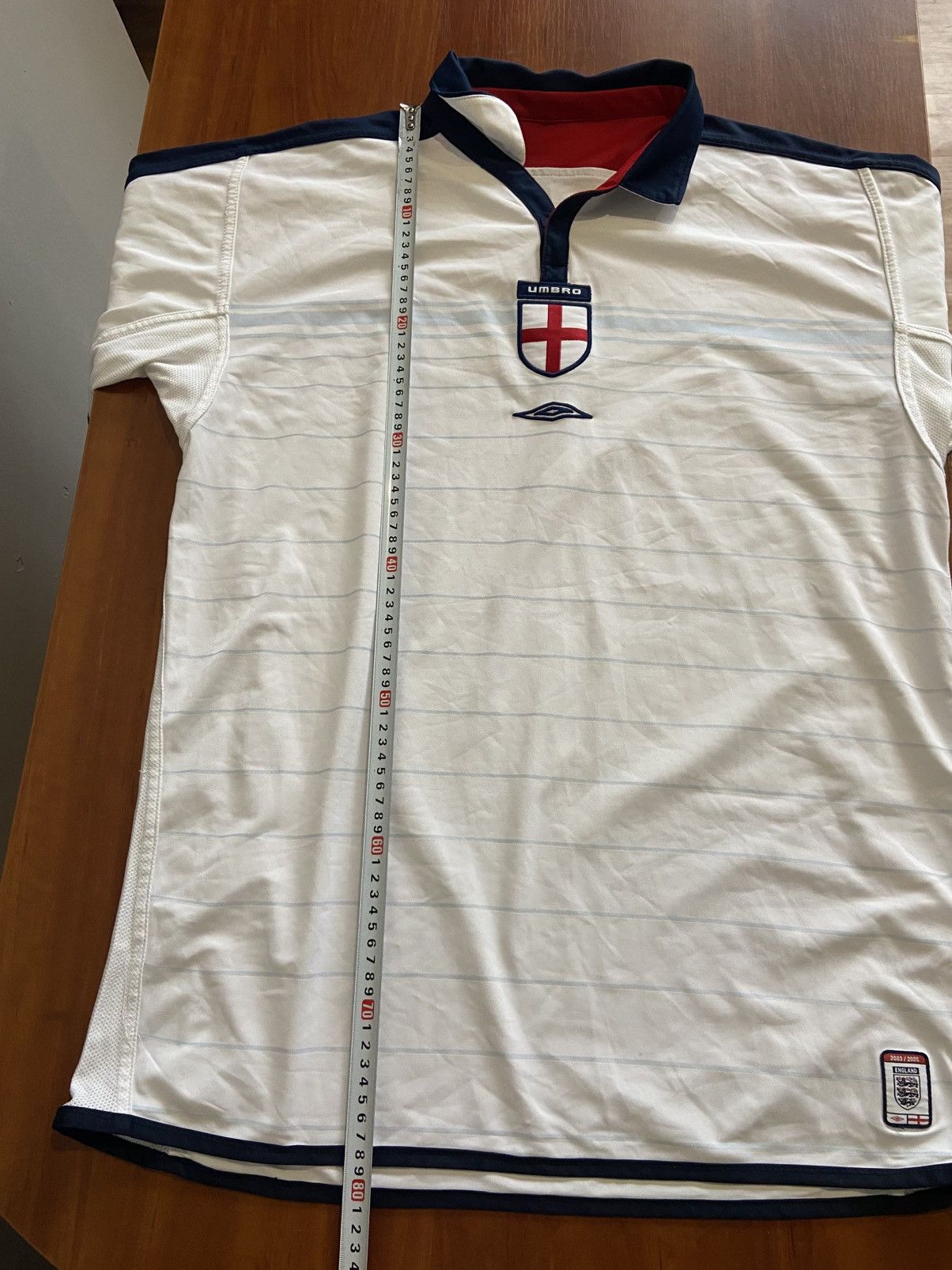 Umbro 2004 Umbro England Team Reversible Home Soccer Jersey Sz XL Size US XL / EU 56 / 4 - 14 Thumbnail