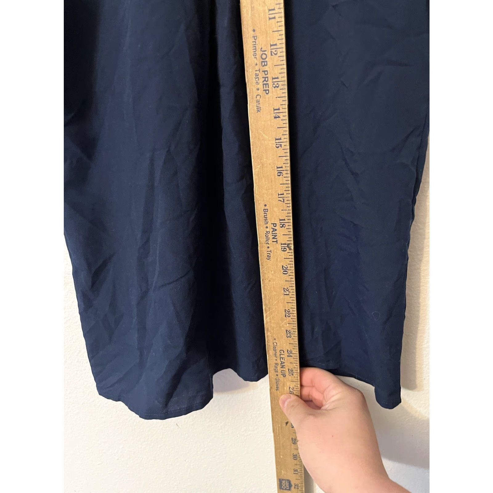 Vintage Ann Taylor Classic Navy Blue Button Down Sleeveless Blouse Petite PXS Womens Fashion Basic Size XS / US 0-2 / IT 36-38 - 5 Thumbnail