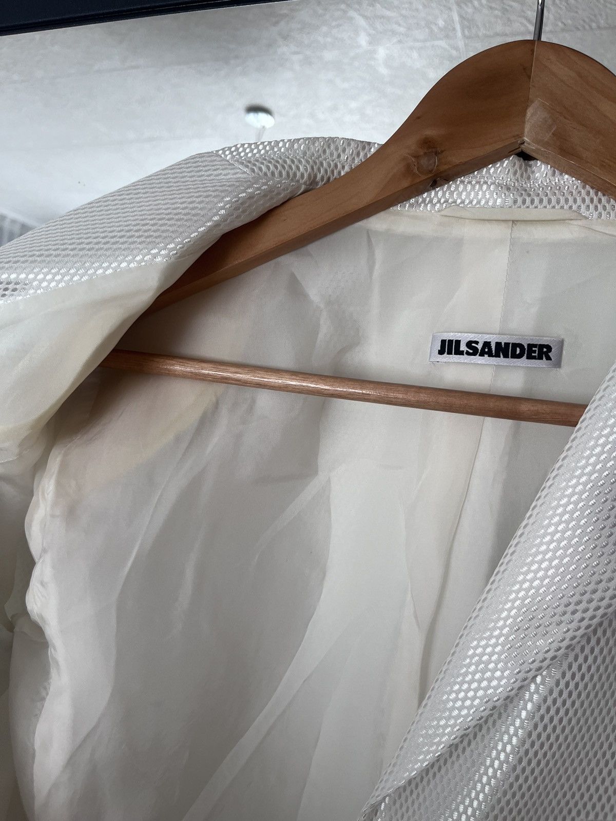 Jil Sander Jil Sander 2 Buttons White Blazer Size S / US 4 / IT 40 - 5 Thumbnail