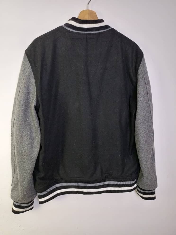 Japanese Brand × Vintage Japanese Brand X Double Focus Varsity Jacket Size US L / EU 52-54 / 3 - 9 Thumbnail