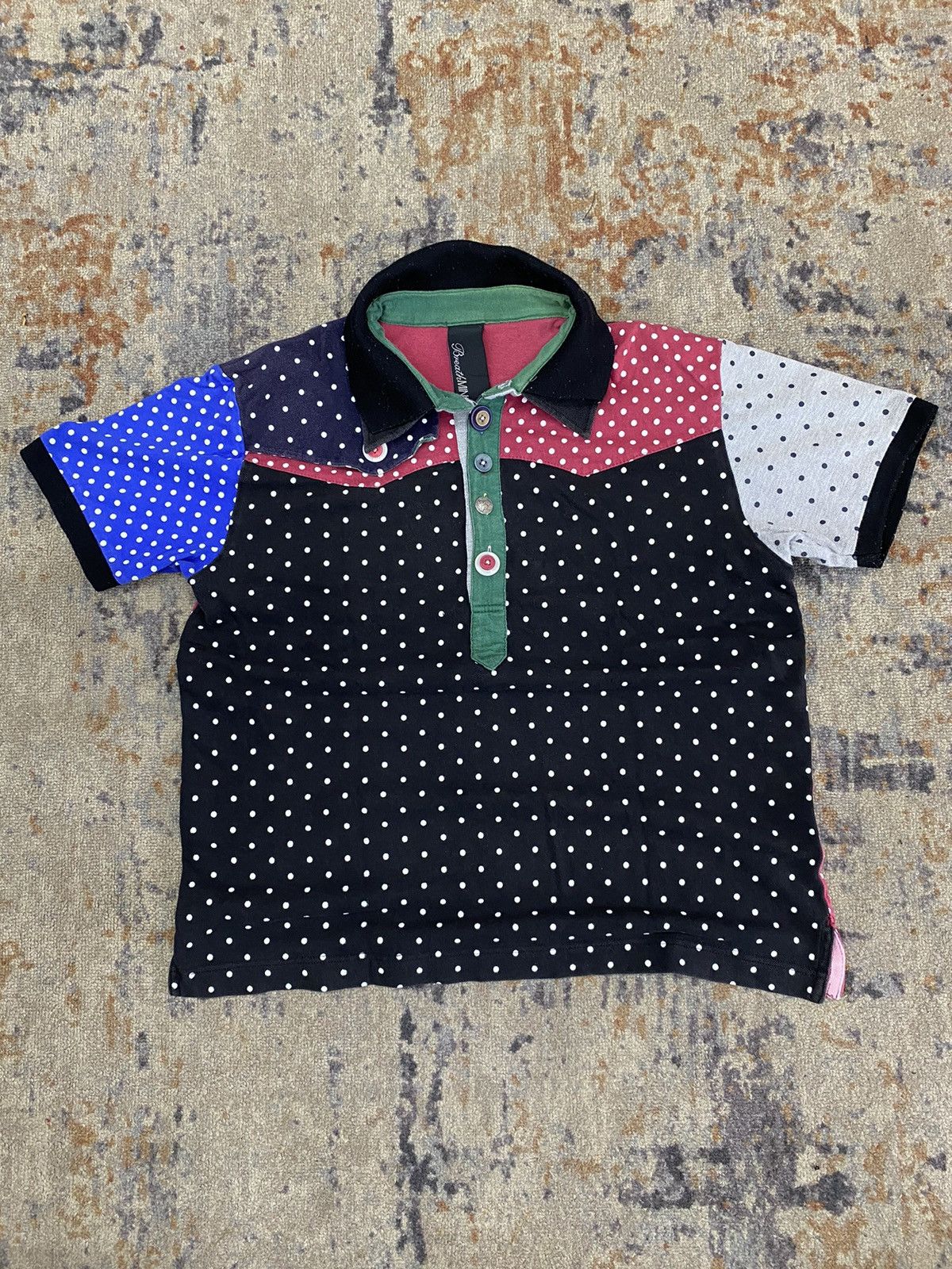 double collar polkadot breathmint ifsixwasnine style