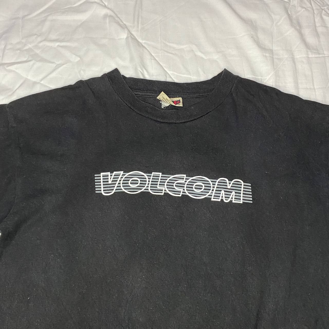 Hook-Ups × Volcom Crazy 90s Volcom Stone Skate Y2K Logo Boxy Black Longsleeve Size US M / EU 48-50 / 2 - 5 Thumbnail