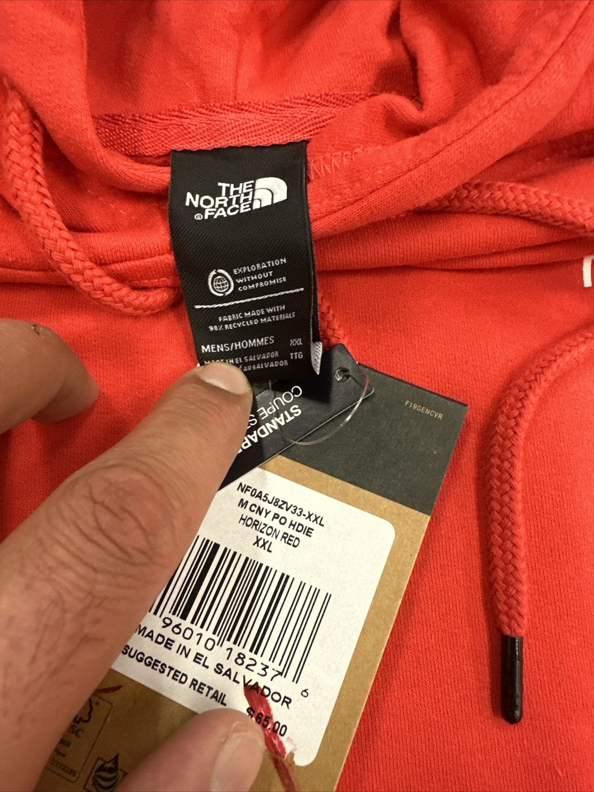 The North Face TNF CNY OF THE TIGER PULLOVER HOODIE RED MENS SIZE XXL Size US XXL / EU 58 / 5 - 4 Thumbnail
